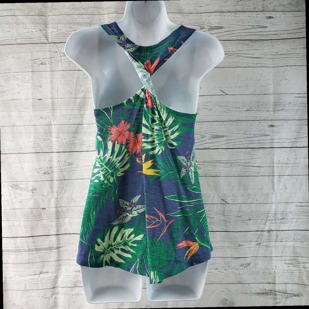 Vintage Unique Twisted Back Cotton Tank Top for W… - image 3