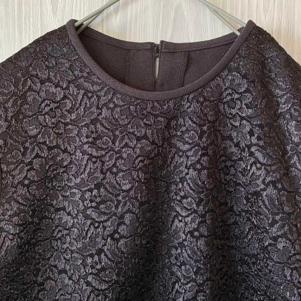 Lace fabric blouse top with elegance and formalit… - image 2