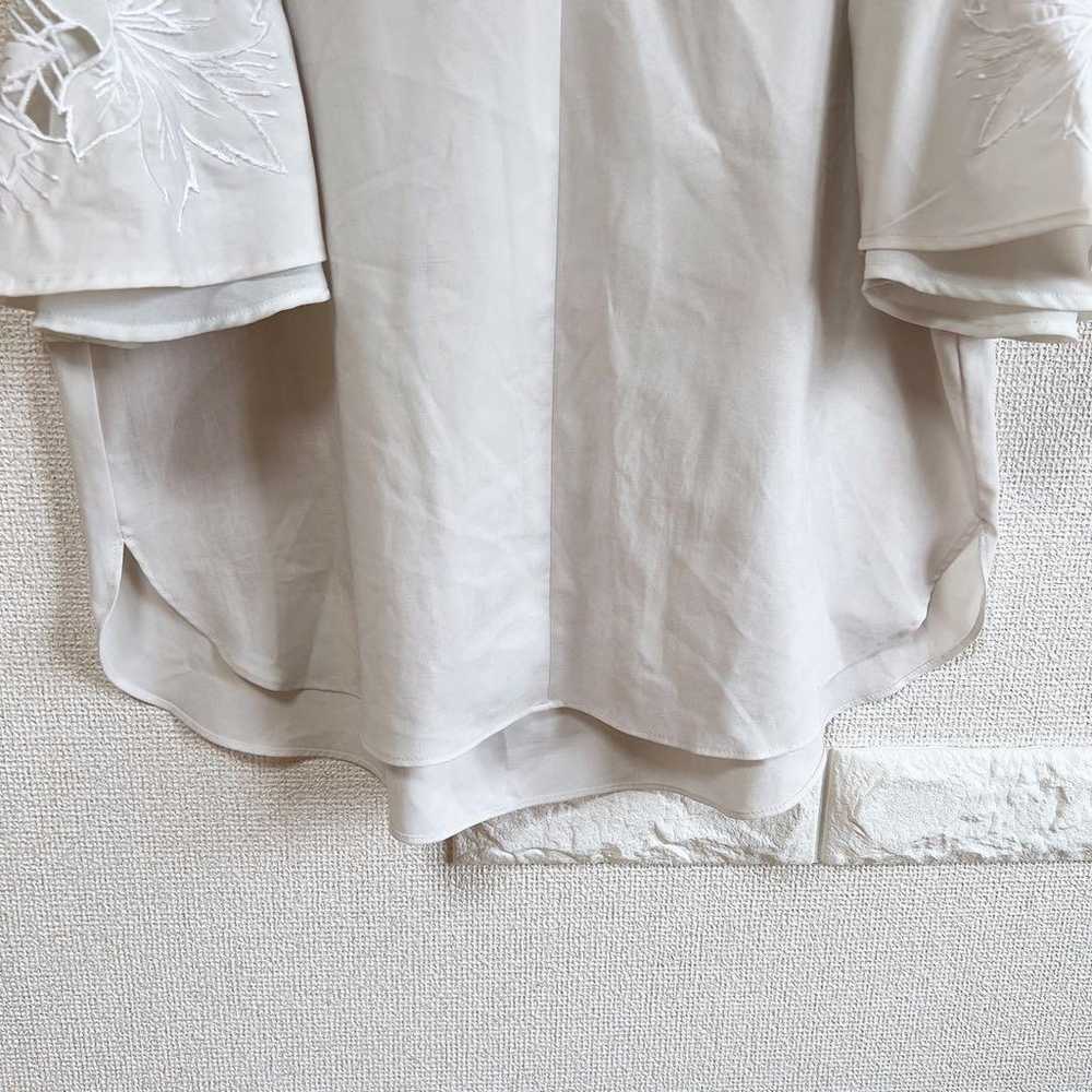 【Tonal】Cut and sewn shirt short-sleeved blouse. - image 8