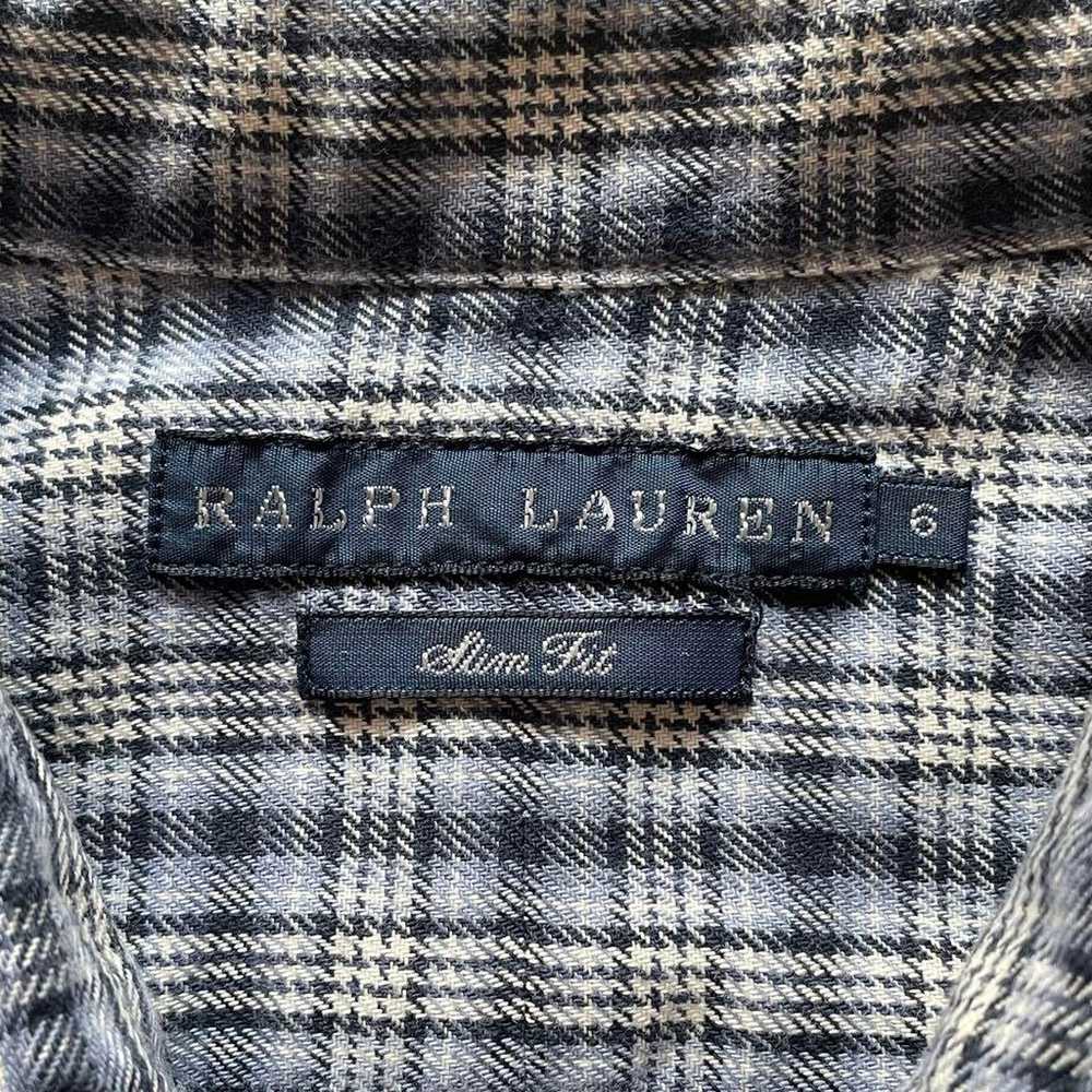 Vintage RALPH LAUREN long-sleeve frill check shirt - image 6