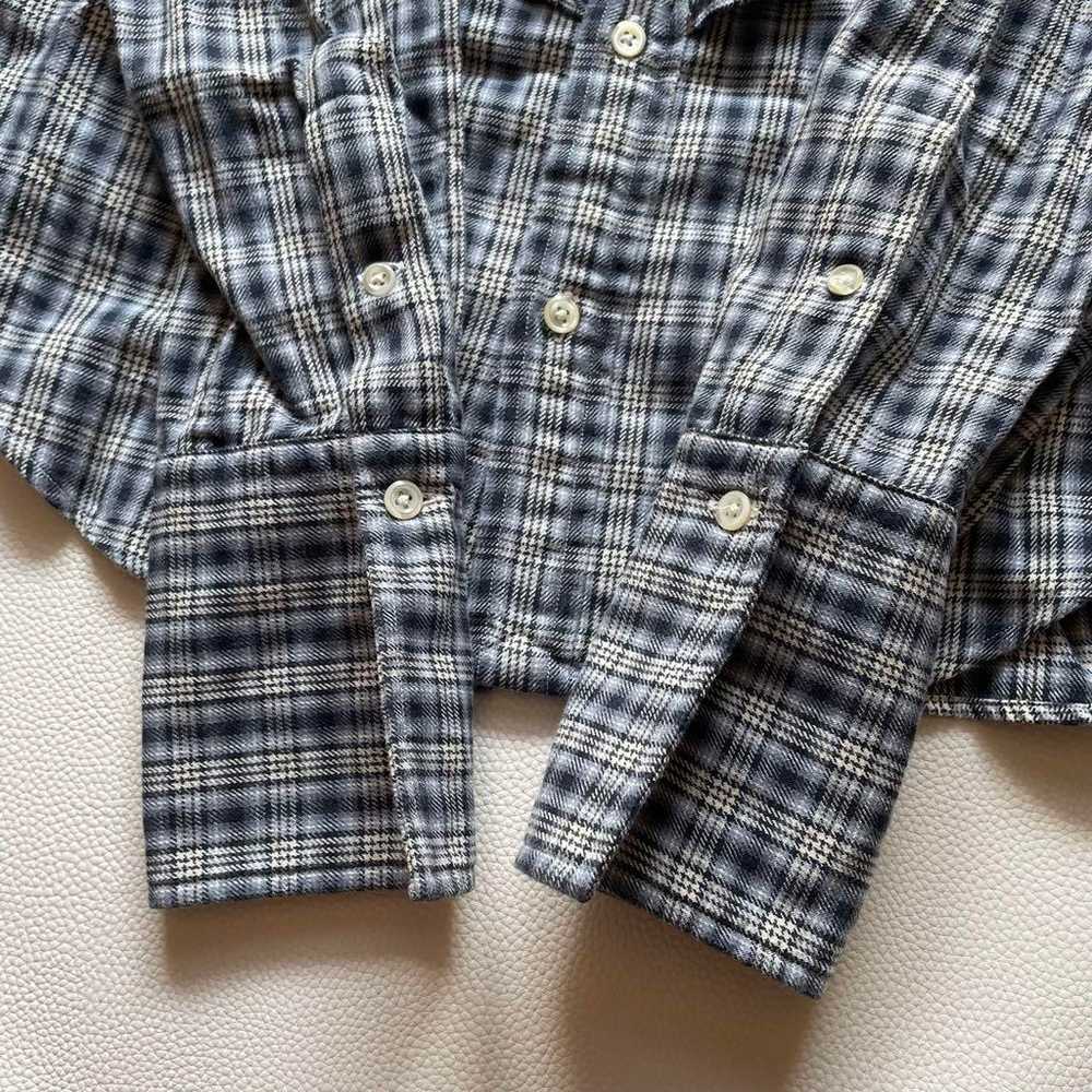 Vintage RALPH LAUREN long-sleeve frill check shirt - image 8