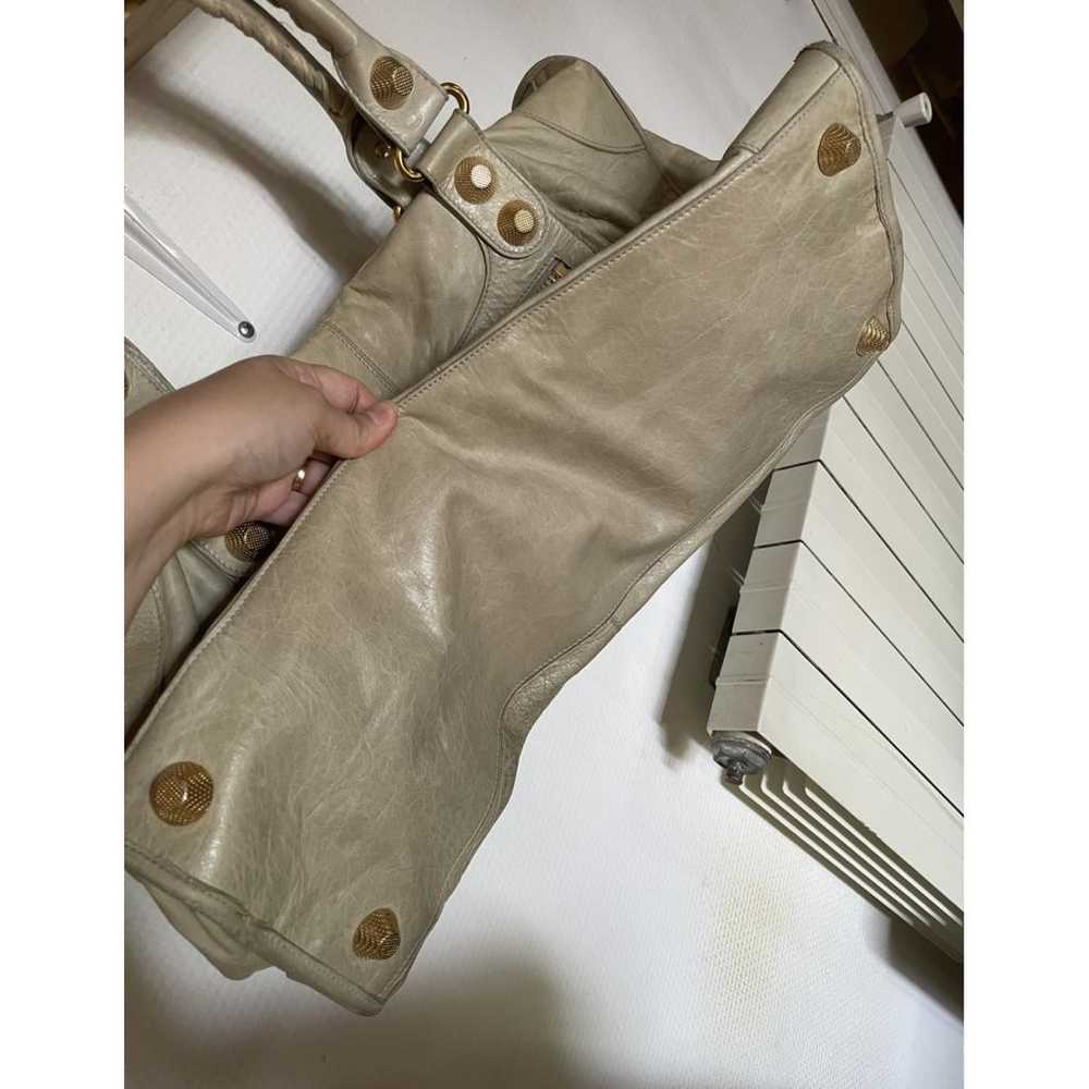 Balenciaga Work leather handbag - image 10