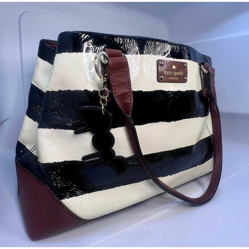 Kate Spade Kate Spade VINTAGE Black/White Stripe … - image 2