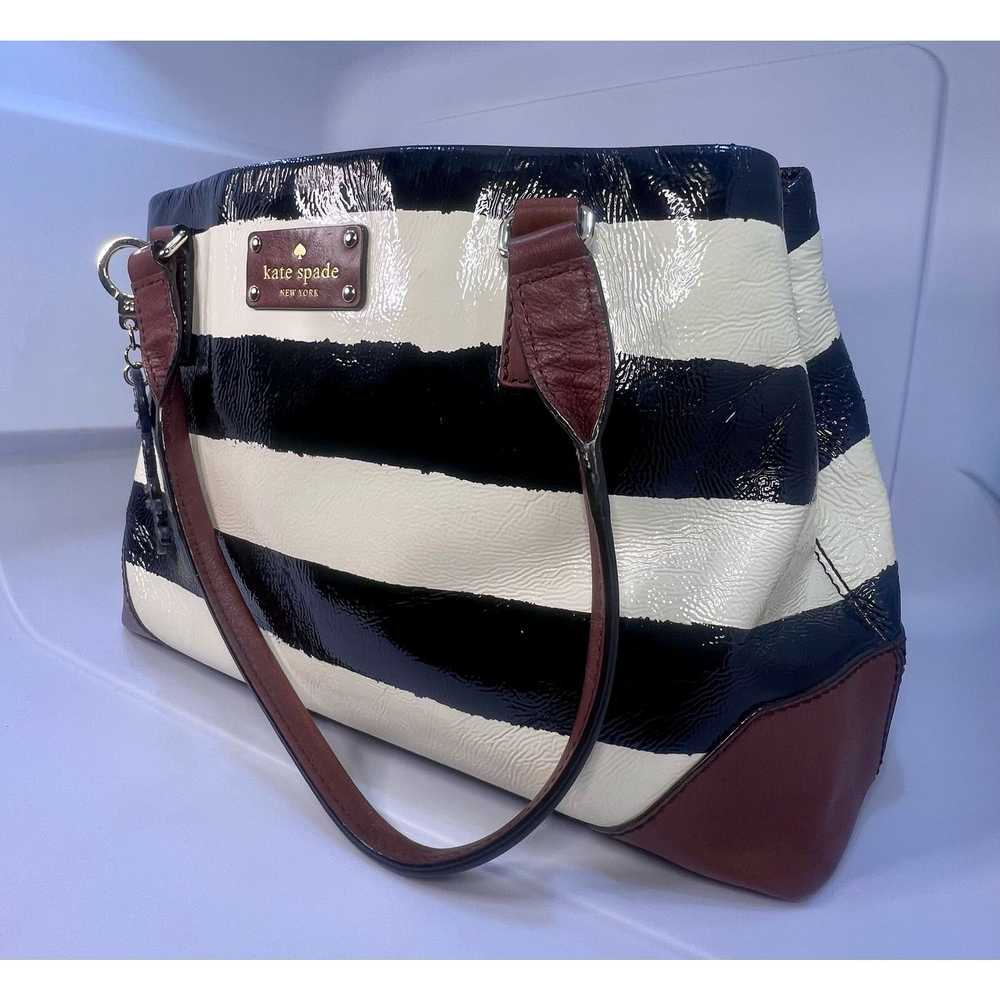 Kate Spade Kate Spade VINTAGE Black/White Stripe … - image 3