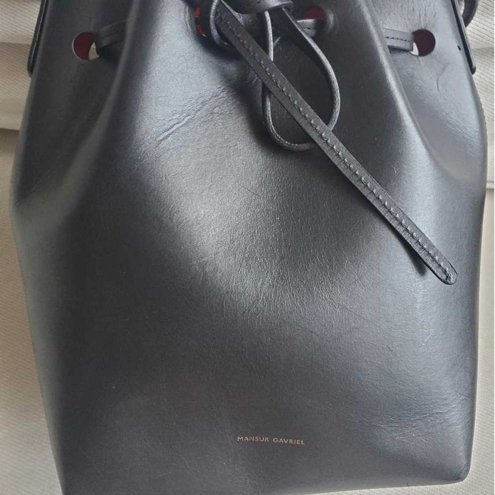 Mansur Gavriel Bucket leather handbag - image 3