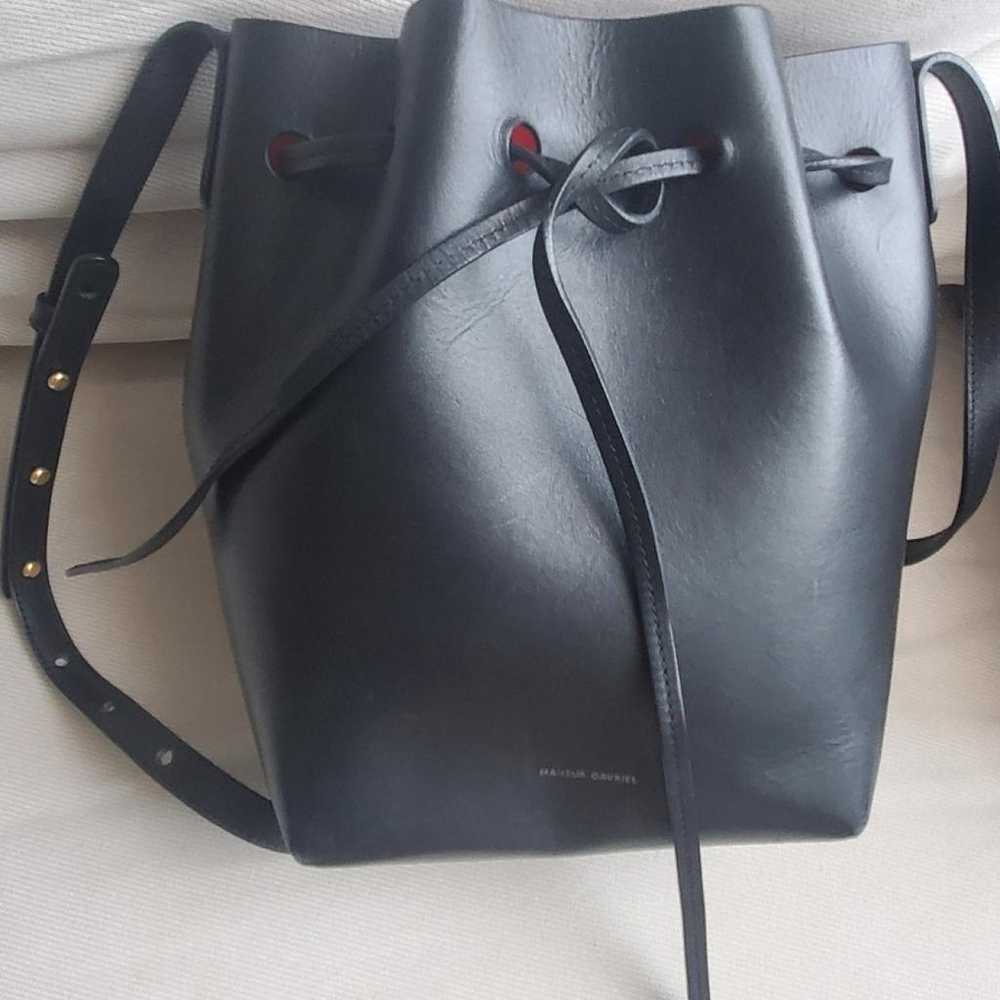 Mansur Gavriel Bucket leather handbag - image 9