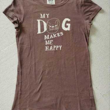 RUEHL No.925 Women's T-shirt Rule Dog Brown L - image 1