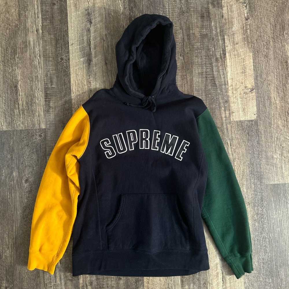 Supreme Supreme ‘Color Block’ Hoodie - image 1