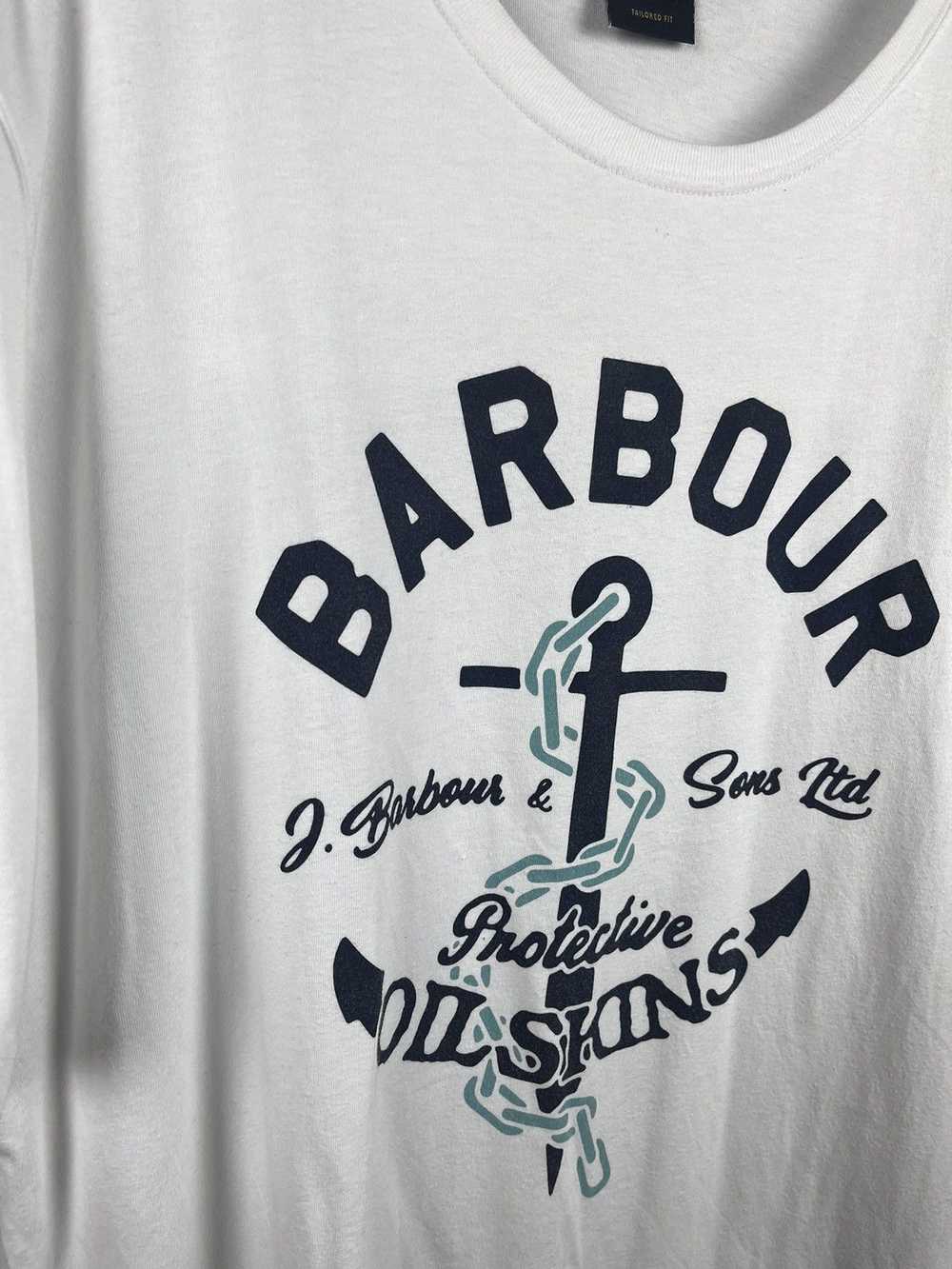 Barbour × Streetwear × Vintage ⚓️Men’s T-Shirt Ba… - image 2