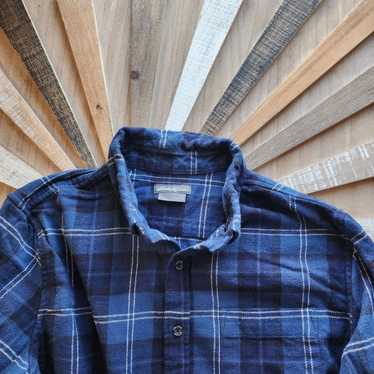 Eddie Bauer Eddie Bauer L Men's Blue Plaid Outdoor