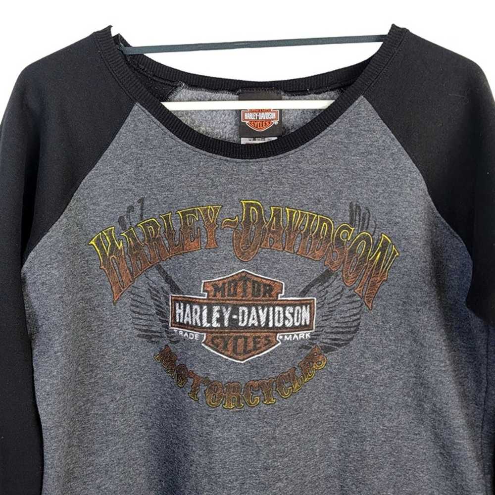 Harley Davidson Motorcycles Sweatshirt Women Larg… - image 11