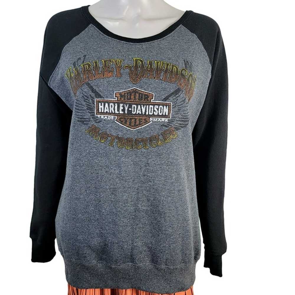 Harley Davidson Motorcycles Sweatshirt Women Larg… - image 6