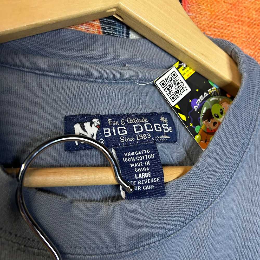 Big Dogs × Vintage Y2K Big Dogs Pocket Tee Size L… - image 3