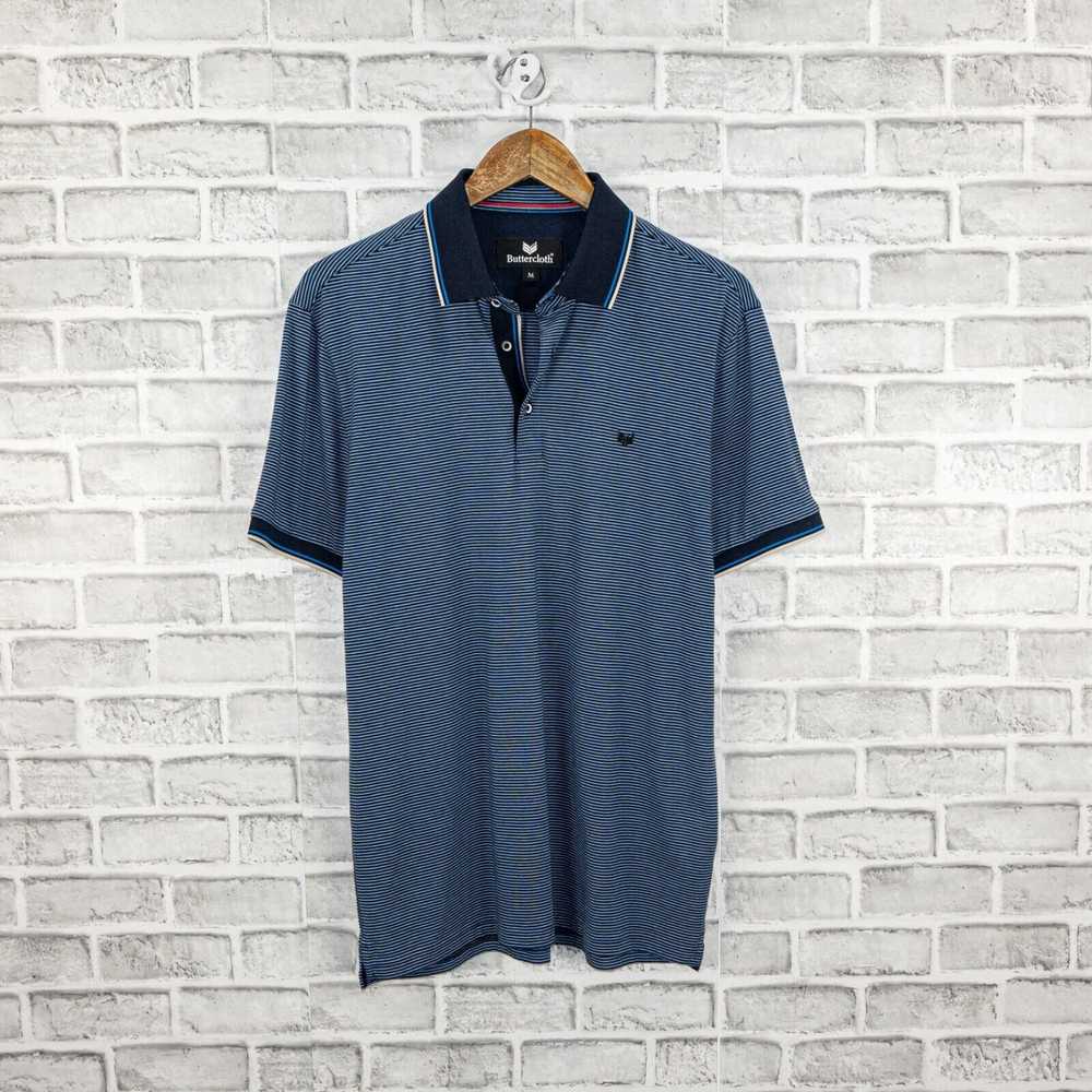 Designer ButterCloth Men's Short Sleeve Polo Shir… - image 1