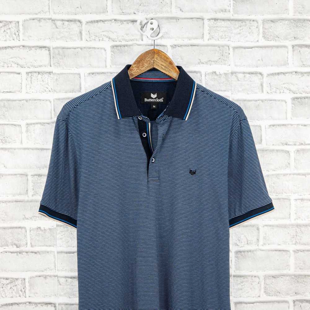 Designer ButterCloth Men's Short Sleeve Polo Shir… - image 5