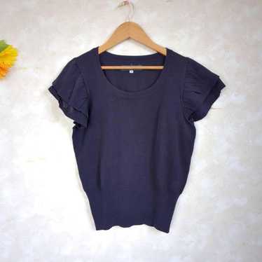 J987【40】M's Gracy  Short-sleeve Knit  Summer Swea… - image 1