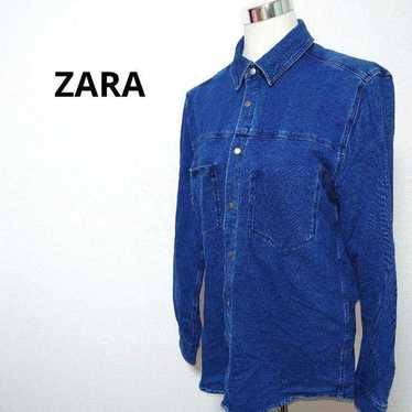 【Excellent Condition】ZARA Cotton Blend Denim Shirt