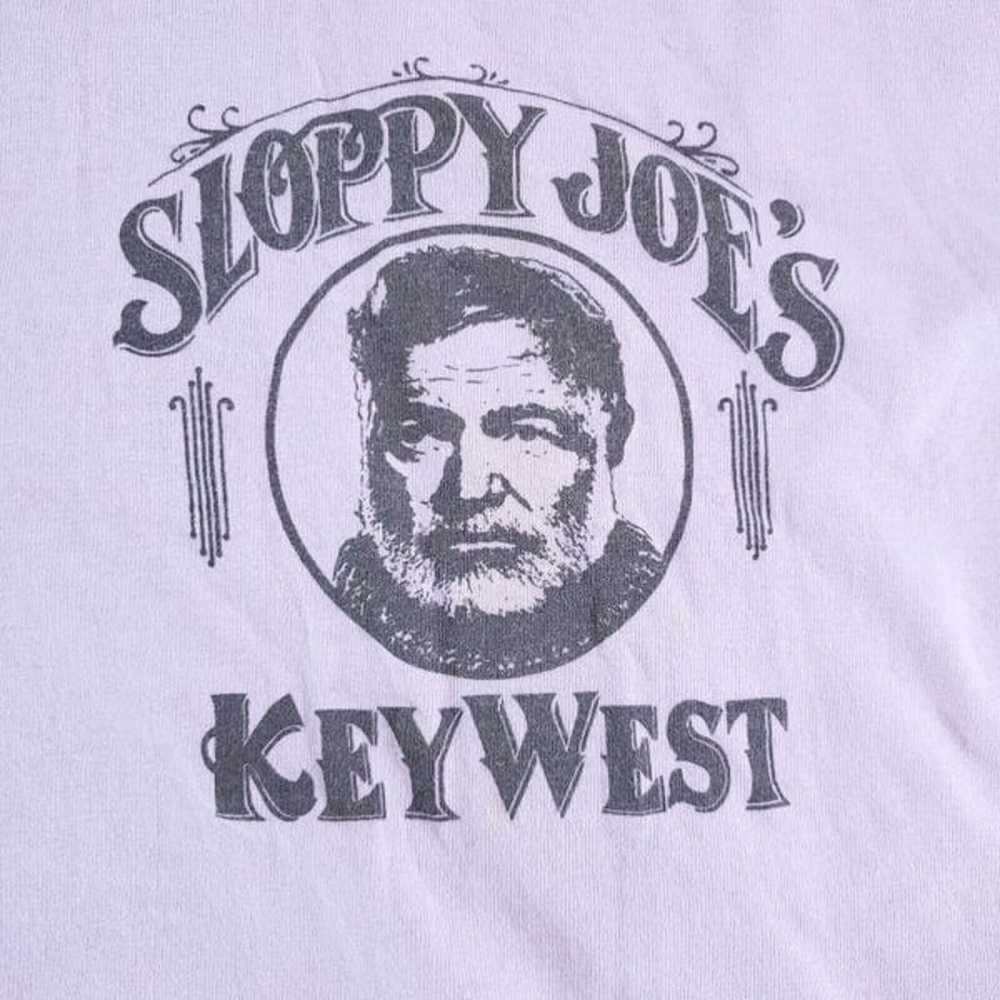 Vintage Shirt Key West Sloppy Joes Womens XL Purp… - image 5