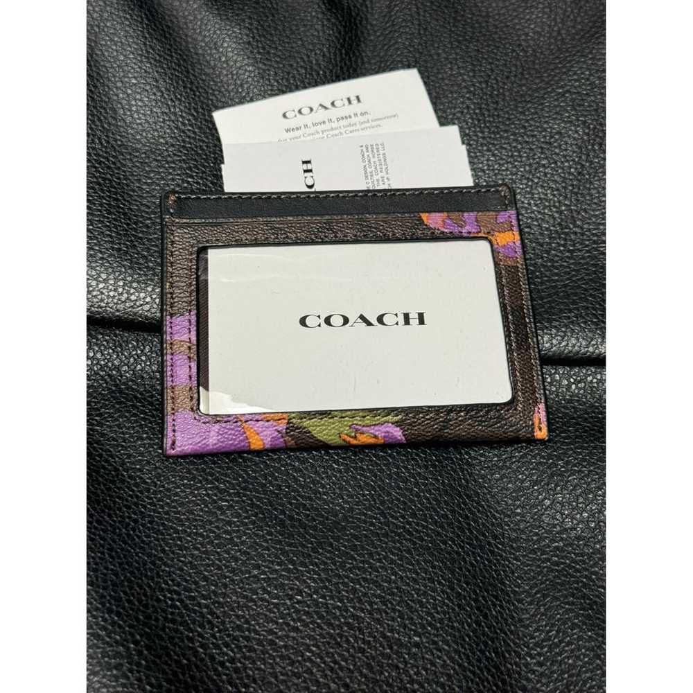 Coach Leather card wallet - image 4