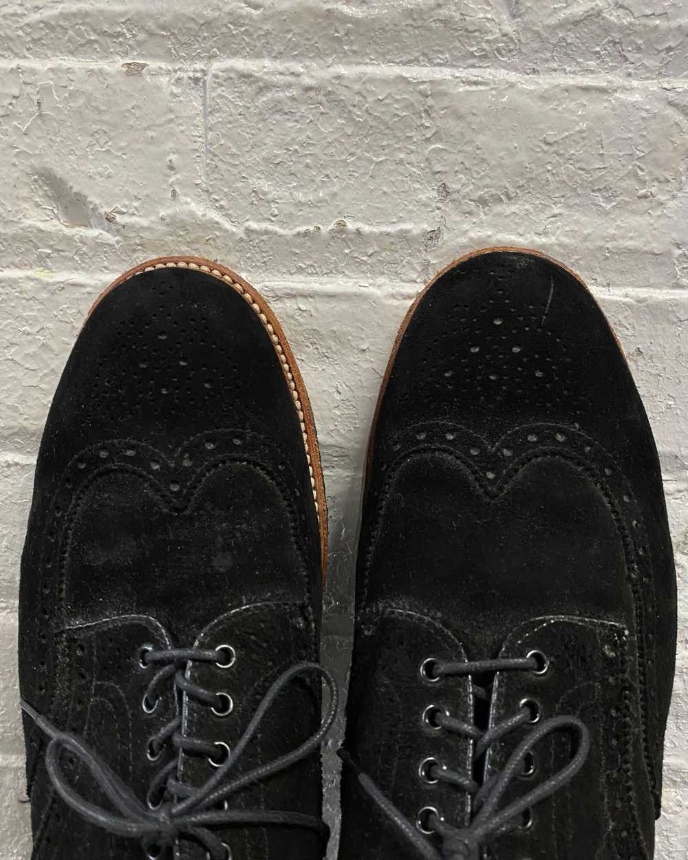 Alden × J.Crew ALDEN x J.CREW BLACK SUEDE LEATHER… - image 9