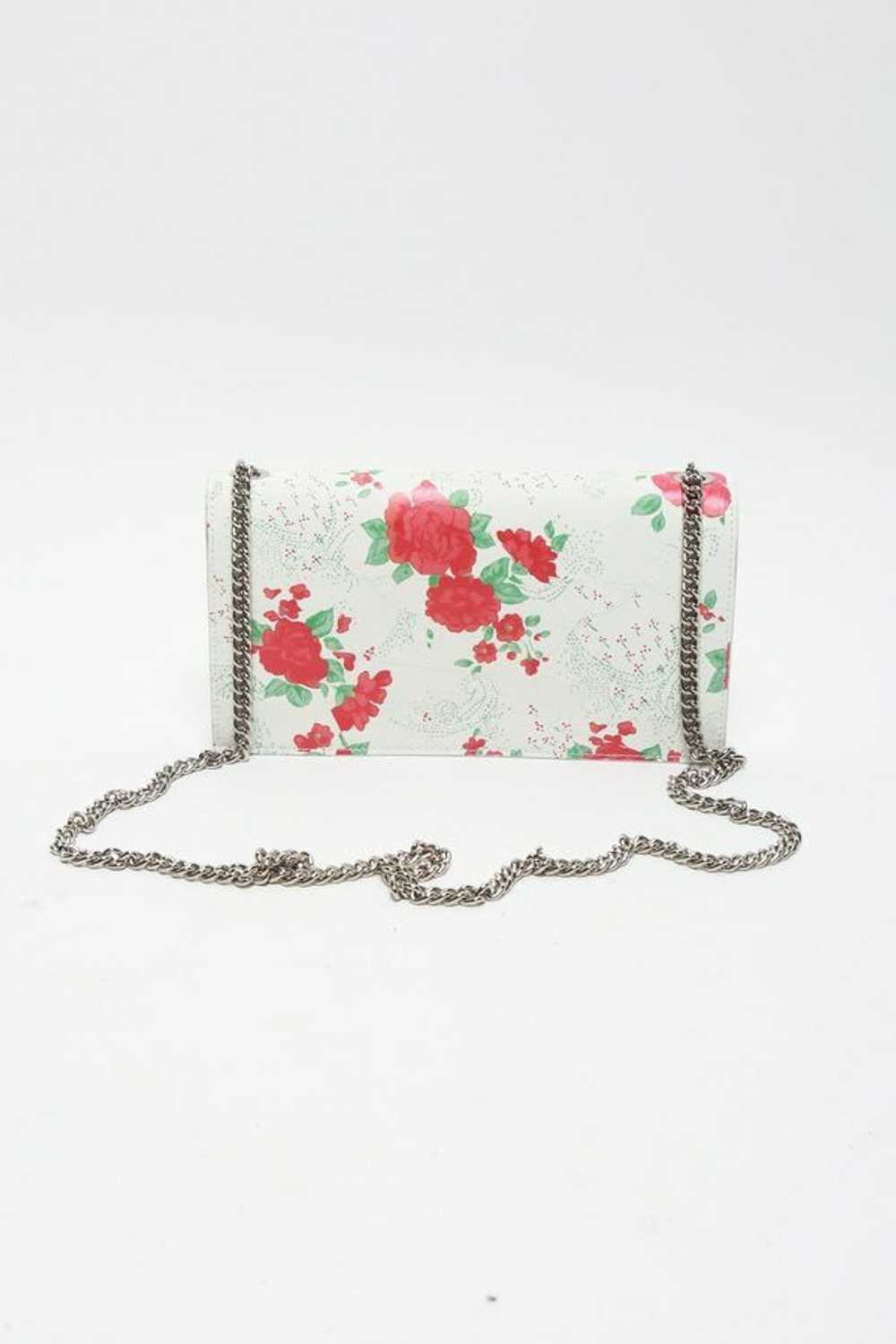 Vetements Vetements White Floral Print Clutch on … - image 1