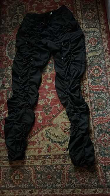 Streetwear black cargo jogger