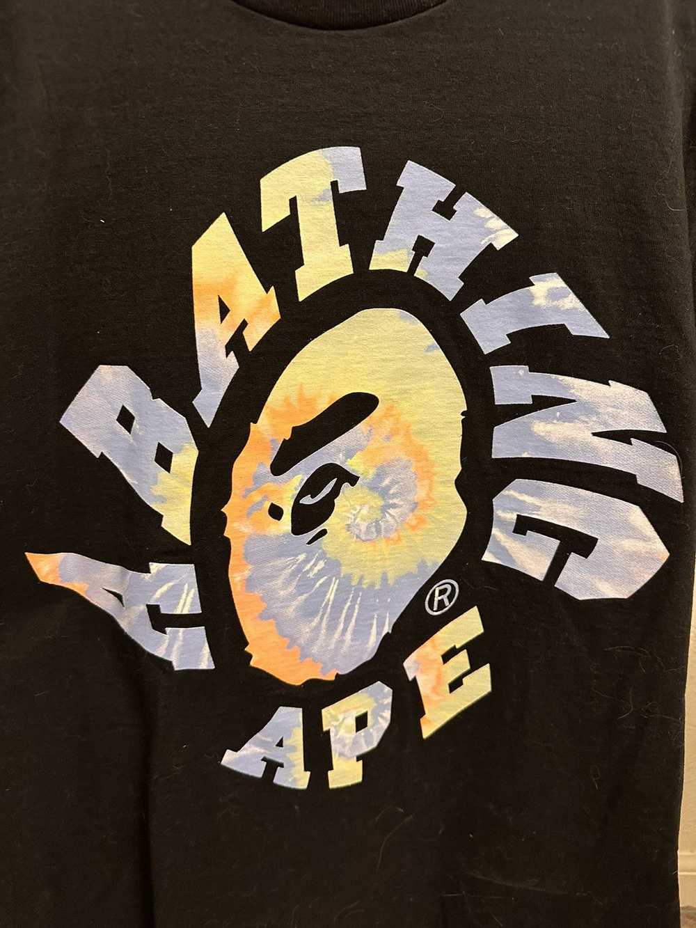 Bape Tie Dye College Tee - image 2