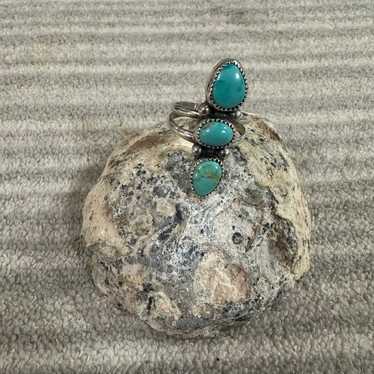 925 Sterling Silver and turquoise ring - image 1