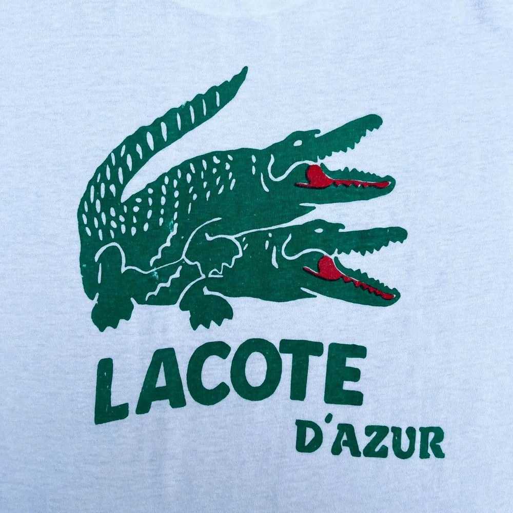 Vintage Lacoste Spoof 1980s Vintage Côte D’Azur J… - image 4