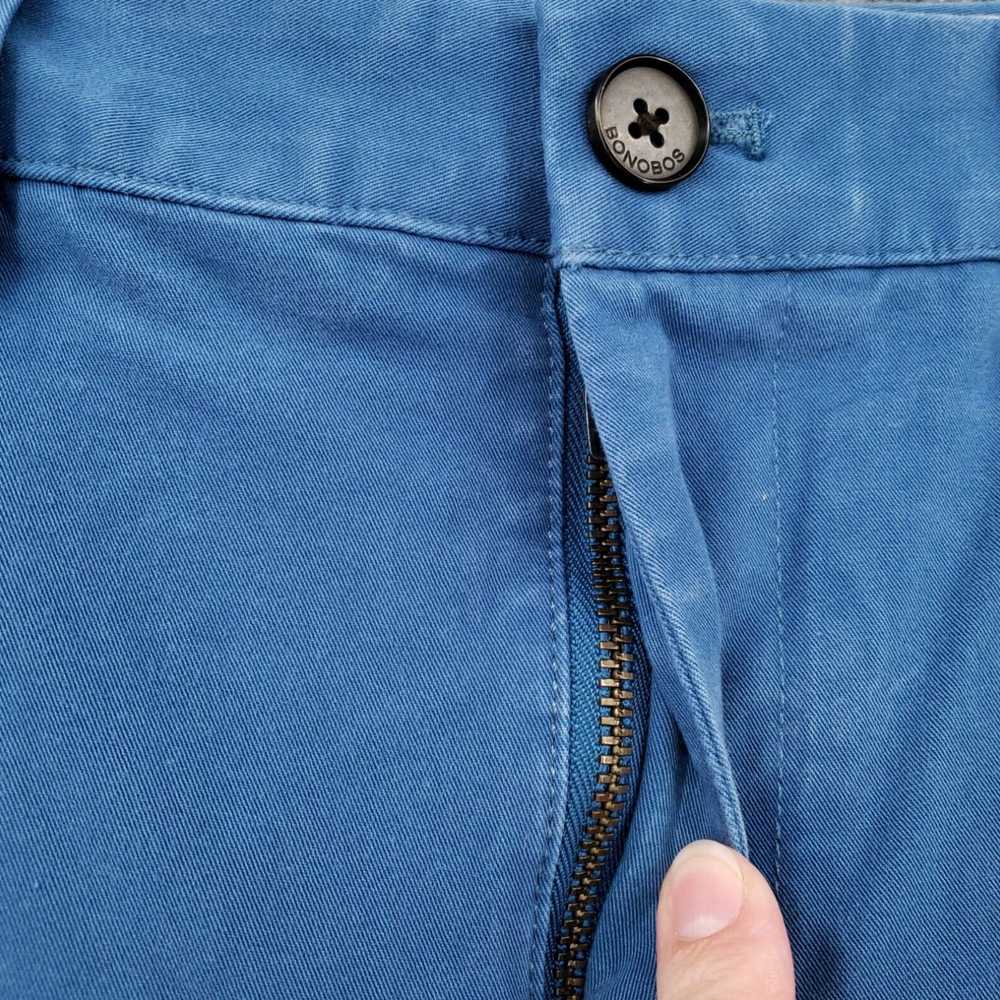 Bonobos Mens Blue Stretched Washed Chino Slim 7 I… - image 5