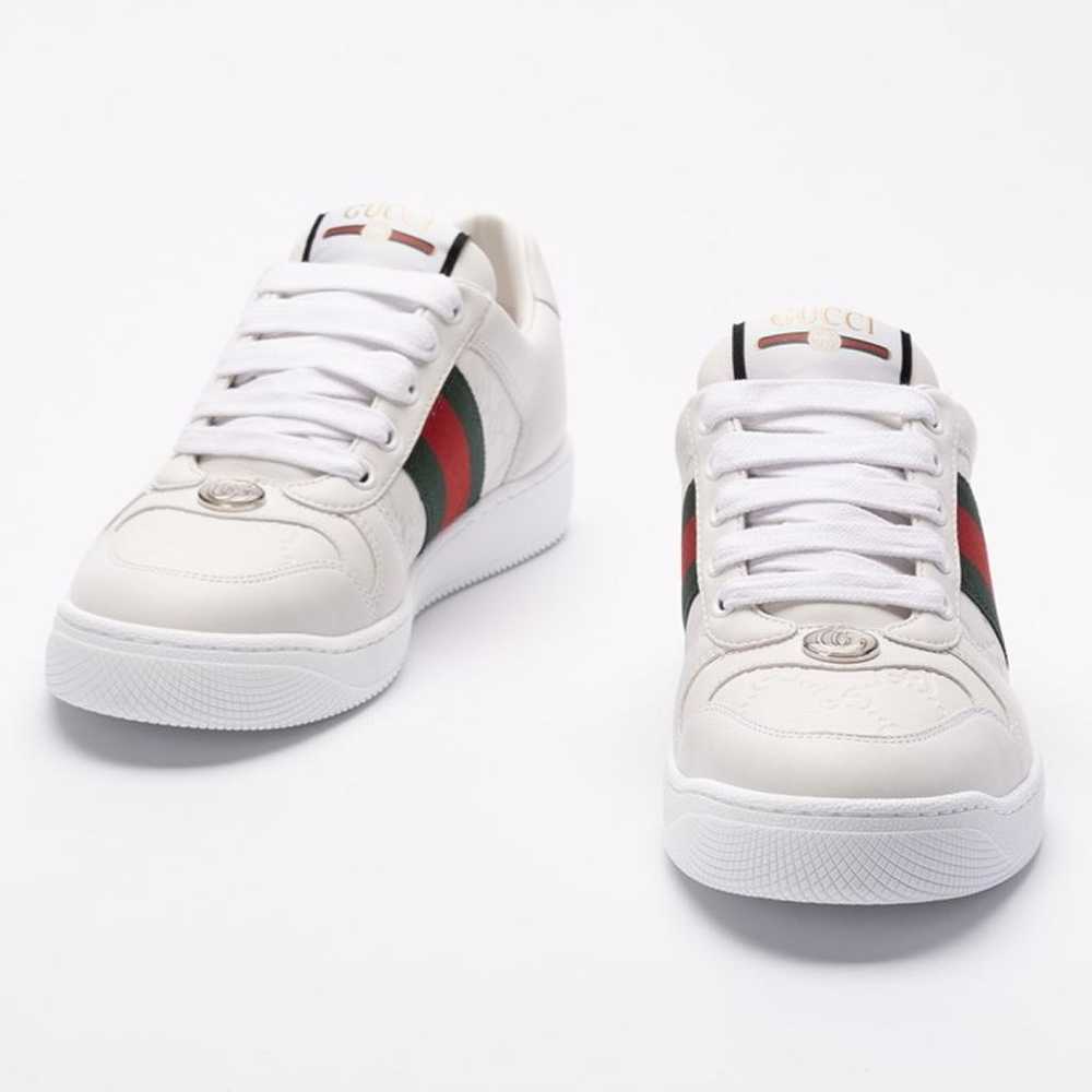 Gucci Screener leather trainers - image 4