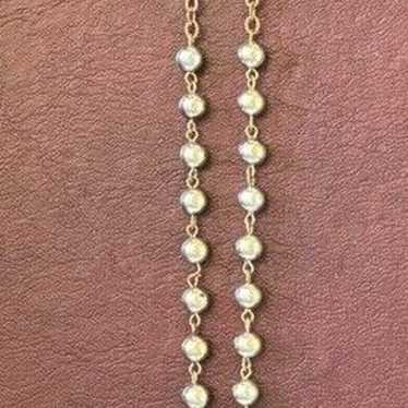 Vintage Silver And Gold Tone Rosary