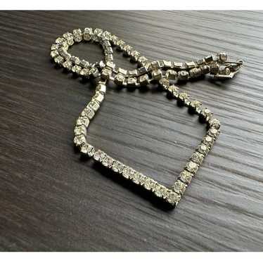 Vintage Sparkling Rhinestone Necklace