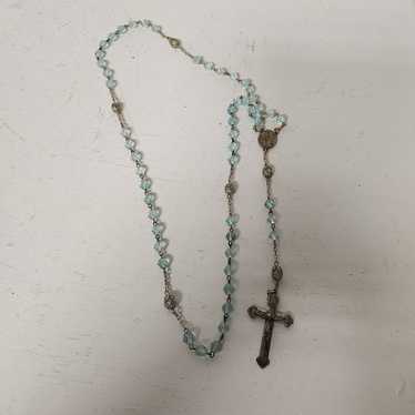 Sterling silver vintage rosary