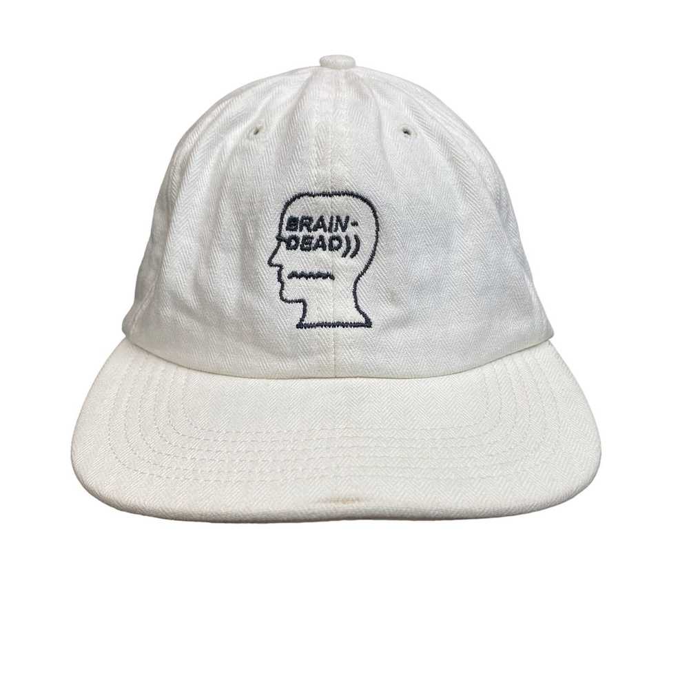 Brain Dead Brain Dead Herringbone Logo Hat Adjust… - image 1