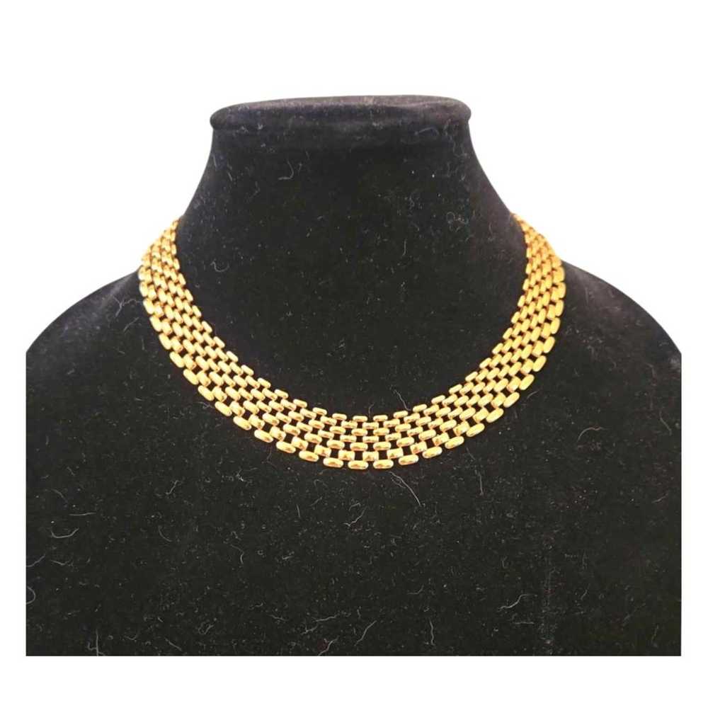 Vintage Napier Pat. Panther Chain Link Choker Nec… - image 1