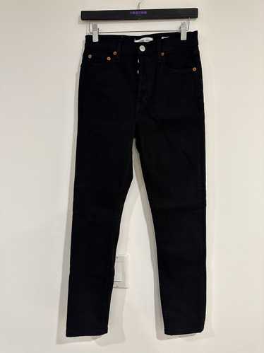 RE/DONE Re/Done black standard fit denim