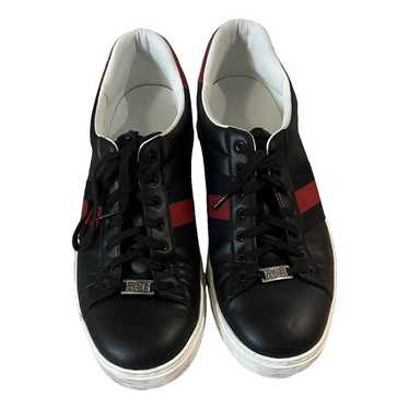 Gucci Ace leather low trainers - image 1