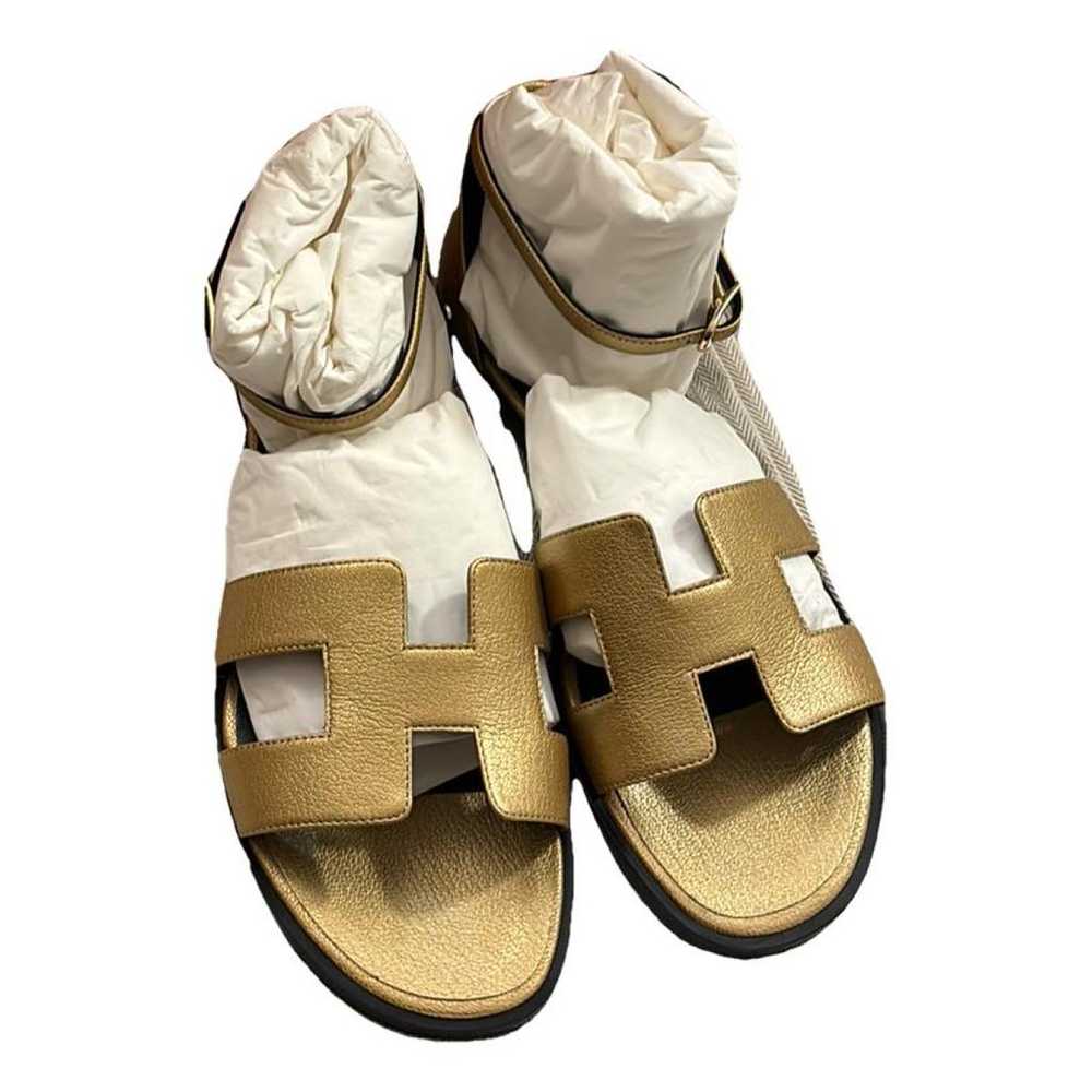 Hermès Leather sandal - image 1