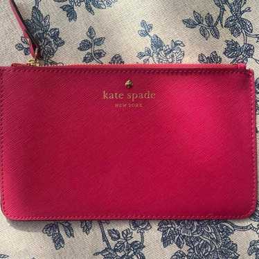 Kate Spade Pink and gold wristlet wallet y2k vinta