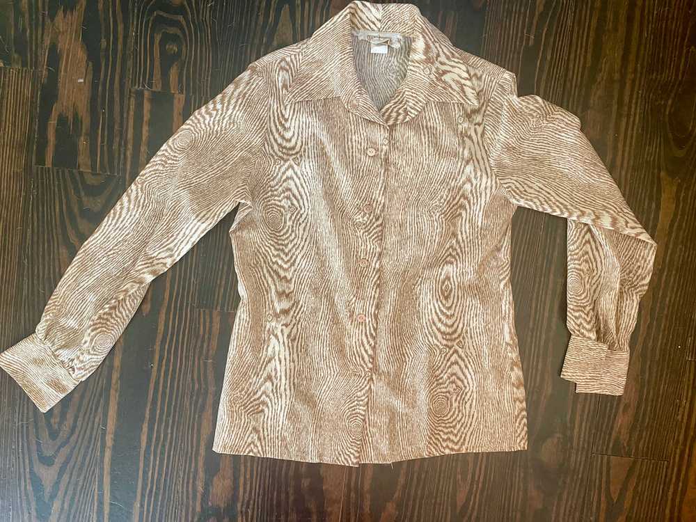 Wood Grain Blouse - image 3