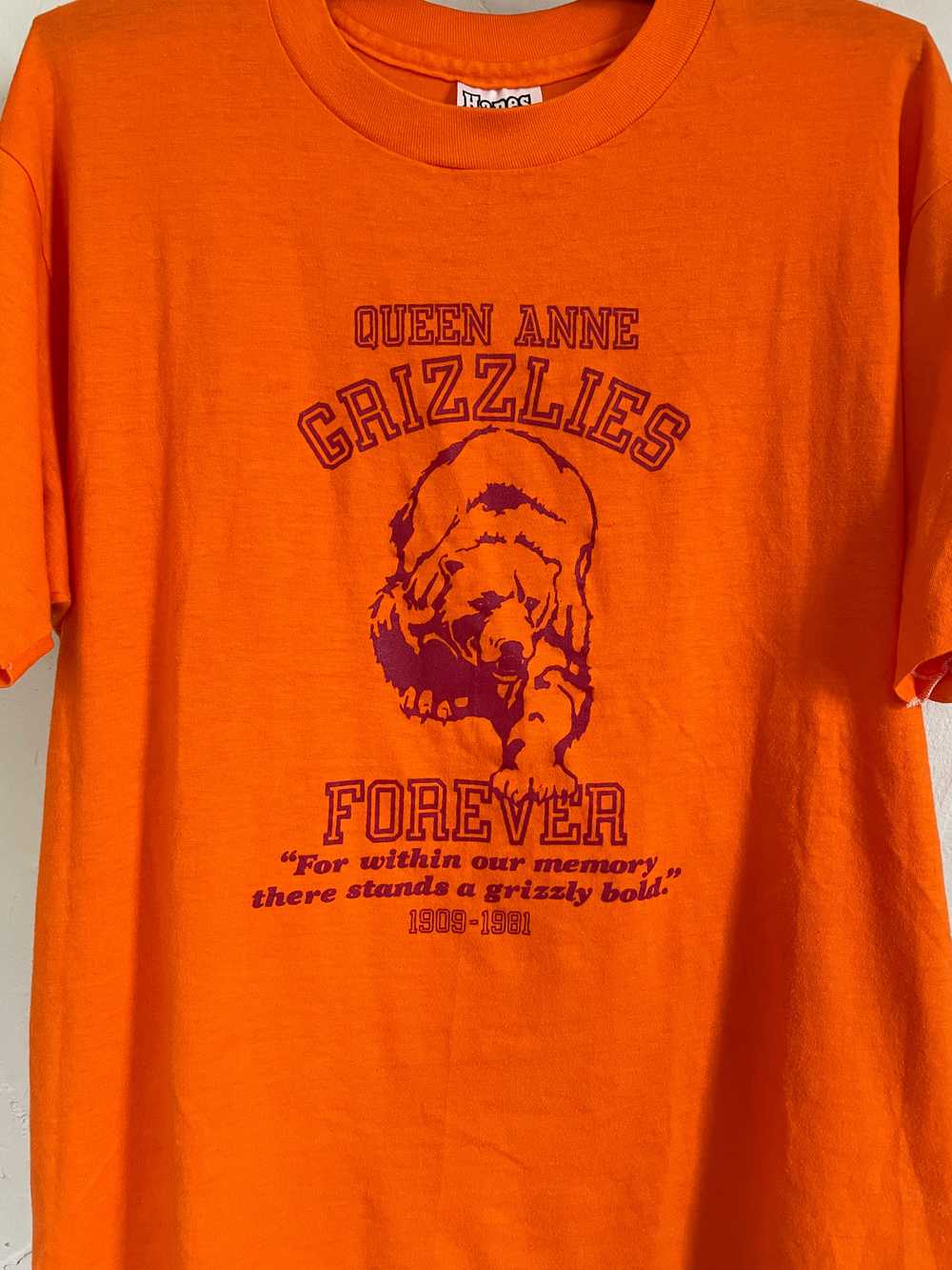 80s Queen Anne Grizzlies Tee - image 4