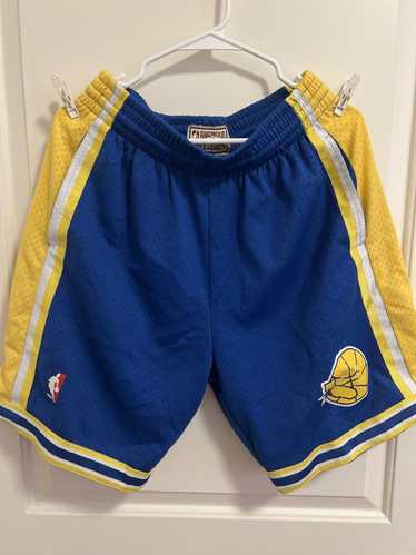 BAPE x Mitchell & Ness x NBA Golden State Warriors Basketball 2024 Shorts