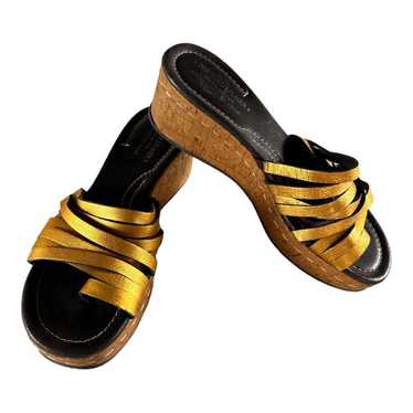 Donald J Pliner FiJi Gold Metallic outlet Sandals SZ 8M