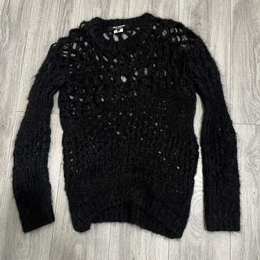 Junya hotsell Watanabe Comme des Garcons Sweater Women's Medium Black Sequin Wool NWT