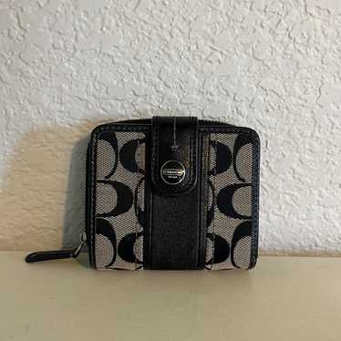 Coach Signature C Vintage Wallet Medium Black - image 1