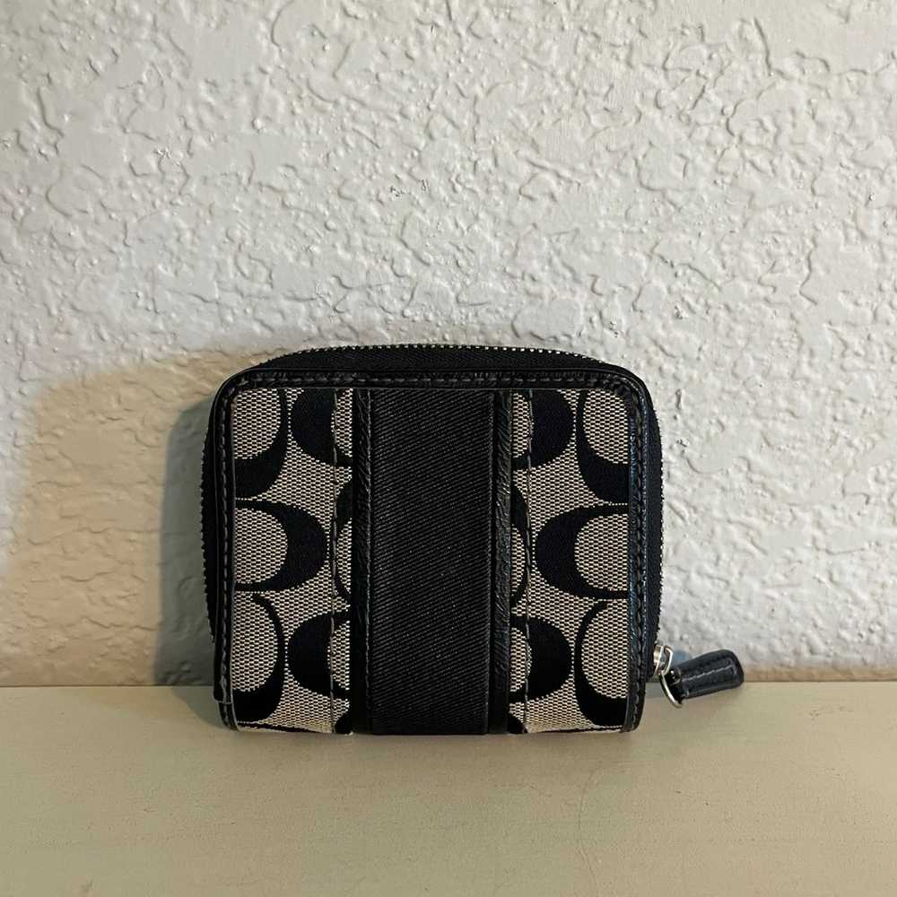 Coach Signature C Vintage Wallet Medium Black - image 2