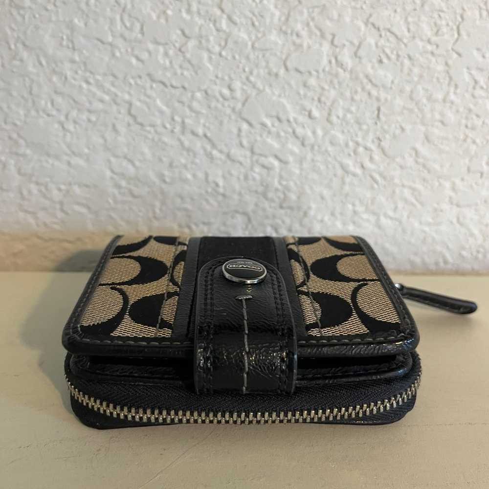 Coach Signature C Vintage Wallet Medium Black - image 3