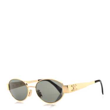 CELINE Metal Triomphe 01 Sunglasses CL40235U Gold 