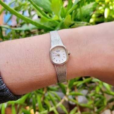 Vintage Dainty Silver Caravelle by Bulova Quartz W